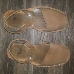 Pons avarcas sandals, tan